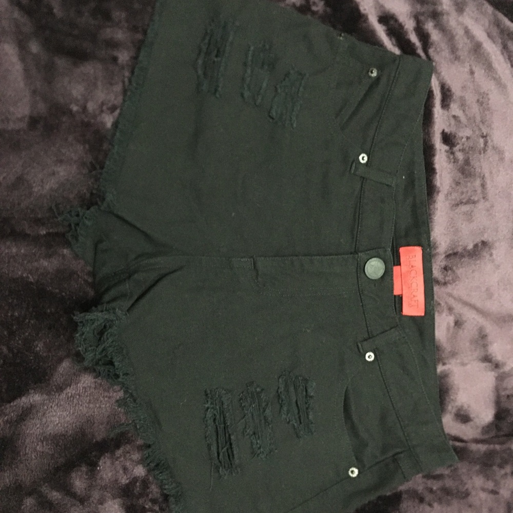 BLACKCRAFT CULT distressed shorts